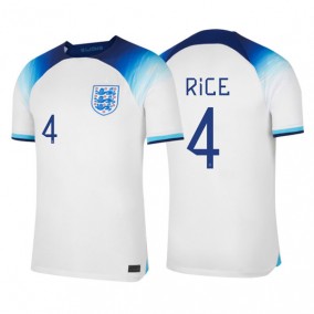 England Declan Rice 4 2023/2024 Hemma Fotbollströjor Kortärmad